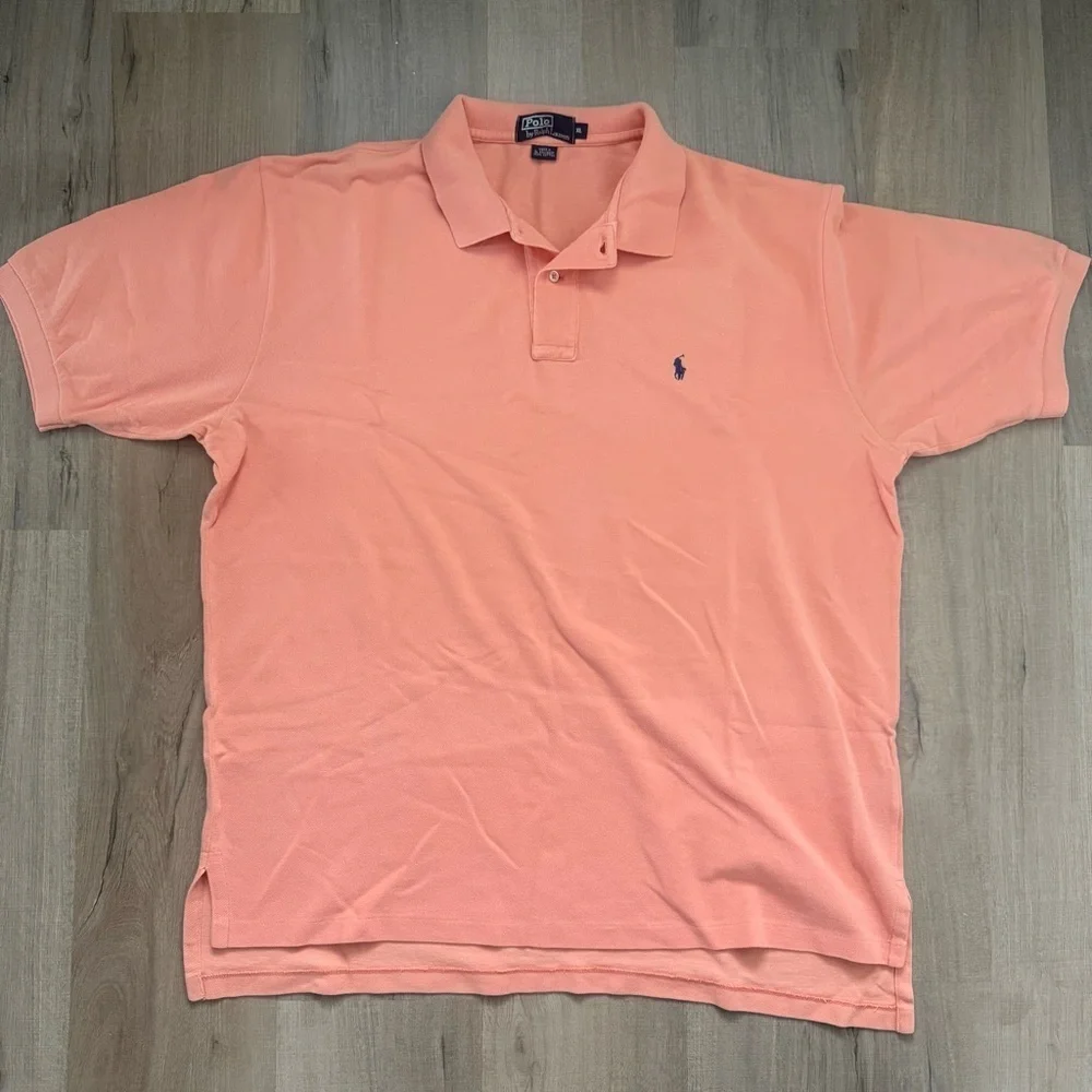 Polo by Ralph Lauren Shirt Short Sleeves - Summer Peach Classic Fit